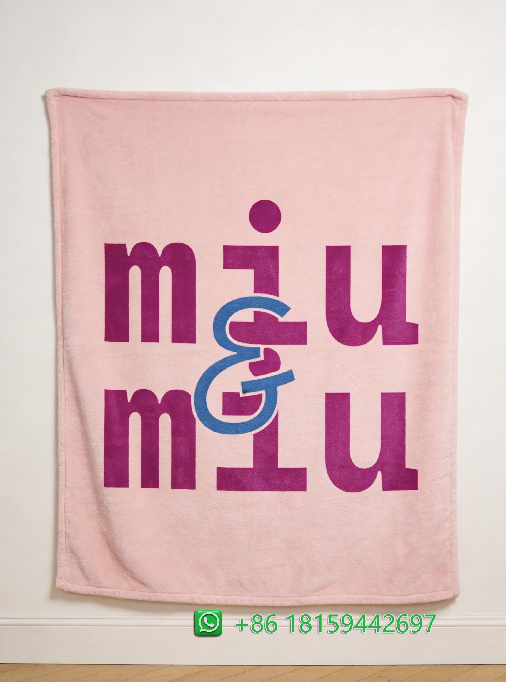 Miumiu Throw Blankets
